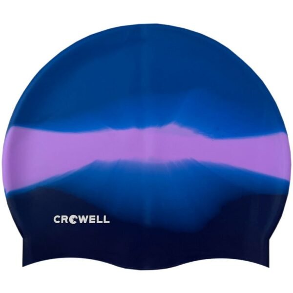 Crowell Multi Flame Silicone Swimming Cap, col.21