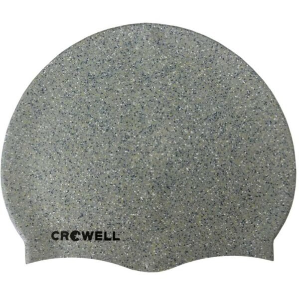 Crowell Recycling Pearl Silicone Swim Cap Silver Color 2
