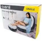DELUXE INFLATABLE CHAIR WITH FOOTREST 125x100x85CM 22321 - Image 7