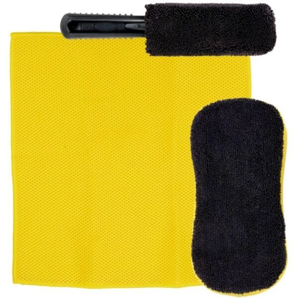 DUNLOP CAR WASH KIT 3 PIECES