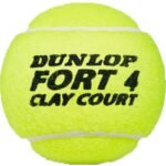 Dunlop Fort Clay Court Tennis Balls 4 pcs 601613 - Image 2