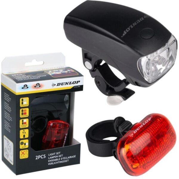 DUNLOP LED BIKE LAMP KIT FRONT REAR