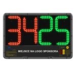 Electronic player substitution board - double-sided