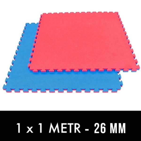 Exercise mat with Safety Certificate - Puzzle 1x1m - Tatami 26mm