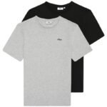 Fila Brod Mens T-Shirt 2 Pack Black, Gray FAM0083 83227