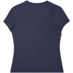 Fila Trivero Womens T-Shirt Navy Blue FAW1205 50004 - Image 2
