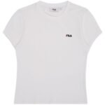Fila Trivero Womens T-Shirt White FAW1205 10001 - Image 5