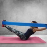 FITNESS PROFIT LONG MEDIUM GUMA 200x15x0.45cm blue DK 2227 - Image 6
