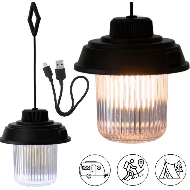 lupin-wear-ca-flashlight-camping-lamp-usb-3-types-of-light-redcliffs-black-1840037 Flashlight Camping Lamp USB 3 Types of Light Redcliffs Black - Image 1