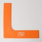 Flat field markers - corners 25x25 cm 4 pcs bright orange SMJ sport ZPN-O - Image 3