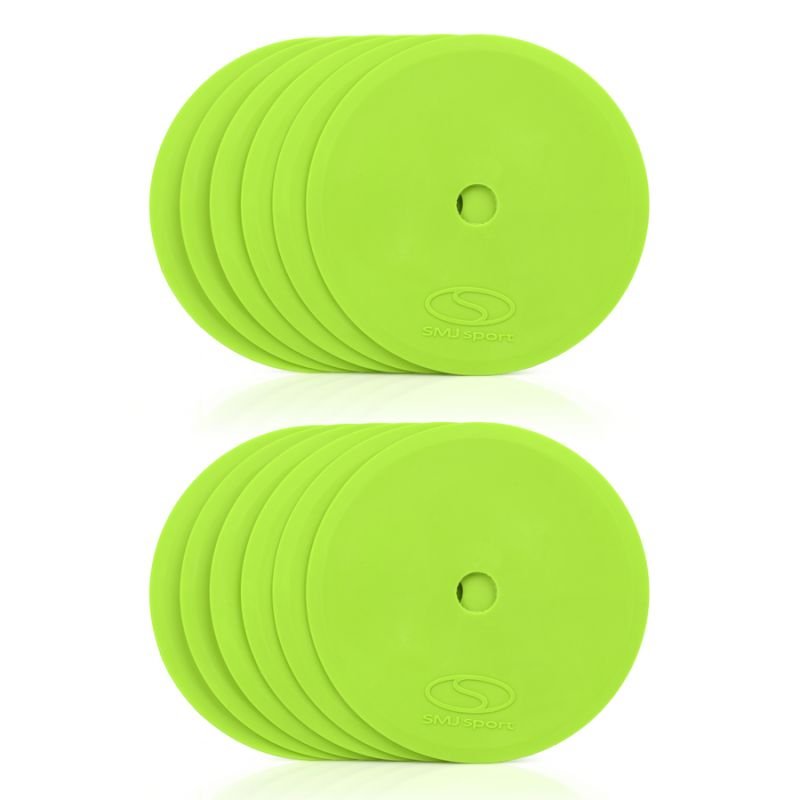 lupin-wear-ca-flat-field-markers-round-15-cm-12x-green-smj-sport-zpo-g-1715825 Flat field markers - round 15 cm - 12x green SMJ sport ZPO-G - Image 1