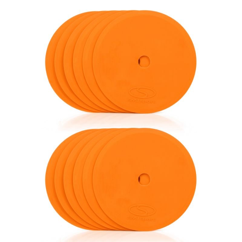 lupin-wear-ca-flat-field-markers-round-15-cm-12x-orange-smj-sport-zpo-o-1715826 Flat field markers - round 15 cm - 12x orange SMJ sport ZPO-O - Image 1