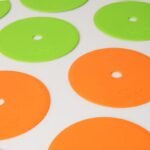 Flat field markers - round 15 cm - 6x green 6x orange SMJ sport ZPO-OG - Image 4
