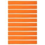 Flat field markers - stripes 51x6cm 10 pcs bright orange SMJ sport ZPP-O