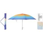 GARDEN BEACH UMBRELLA 180CM RAINBOW - Image 5