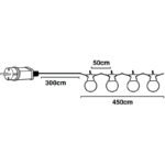 GARDEN GARLAND PARTY LIGHT 10LED 7.5M - Image 7