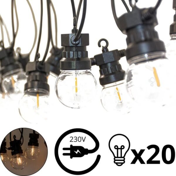 GARDEN GARLAND PARTY LIGHT 20LED