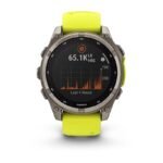 Garmin Fenix 8 Solar Sapphire Yellow Watch - Image 2