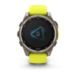 Garmin Fenix 8 Solar Sapphire Yellow Watch - Image 6