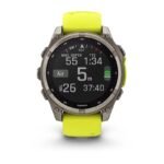 Garmin Fenix 8 Solar Sapphire Yellow Watch - Image 8