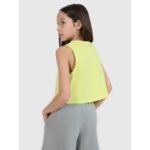 Girls oversize printed crop top 4F 4FJWSS25TSLEF112-45S - Image 5