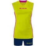 Givova Kit Elica KIT C58 sports set yellow-navy blue - Image 5