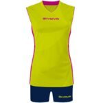 Givova Kit Elica KIT C58 sports set yellow-navy blue