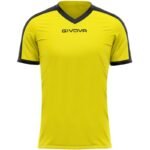 Givova Revolution Interlock T-shirt yellow and black MAC04 0710 - Image 2