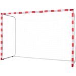 GOAL NET 300x160x90CM WHITE-RED ENERO