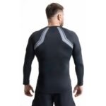 Gray long sleeve rashguard with DBX Bushido logo - Image 3
