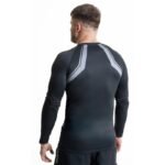 Gray long sleeve rashguard with DBX Bushido logo - Image 4