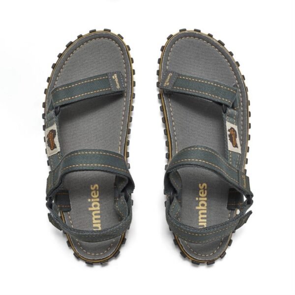 Gumbies Tracker Racker Sandals Gray M GU-SATRA013