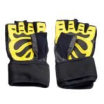 Gym Gloves Black/Yellow HMS RST01 size XXL - Image 2