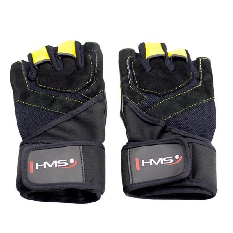 lupin-wear-ca-gym-gloves-black-yellow-hms-rst01-size-xxl-339083 Gym Gloves Black/Yellow HMS RST01 size XXL - Image 1