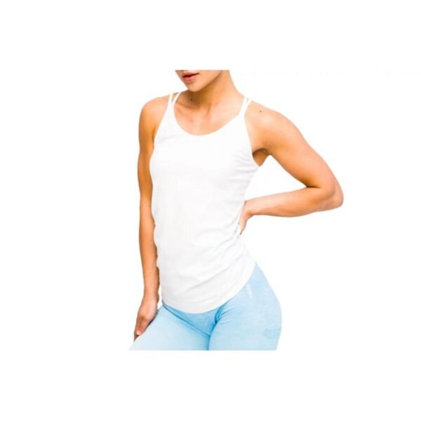 GymHero LA Classic Basic Tee in White-Tee