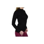 GymHero Longsleeve Seamless T-shirt W 766-BLACK - Image 4