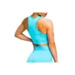 GymHero Venice Beach Top Short Bra W BRA-SHORTBABYBLUE - Image 2