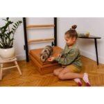 GYMNASTIC MATTRESS FOLDABLE BROWN 180CM BENCHK - Image 3