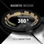 HHM13 NEW HULA HOP BLACK/GOLD WITH MAGNETS AND WEIGHT + HMS COUNTER - Image 3