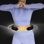 HHM13 NEW HULA HOP BLACK/GOLD WITH MAGNETS AND WEIGHT + HMS COUNTER - Image 7