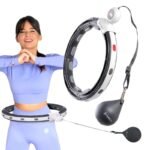 HHM15 HULA HOP BLACK WITH MAGNET AND WEIGHT + HMS COUNTER - Image 2