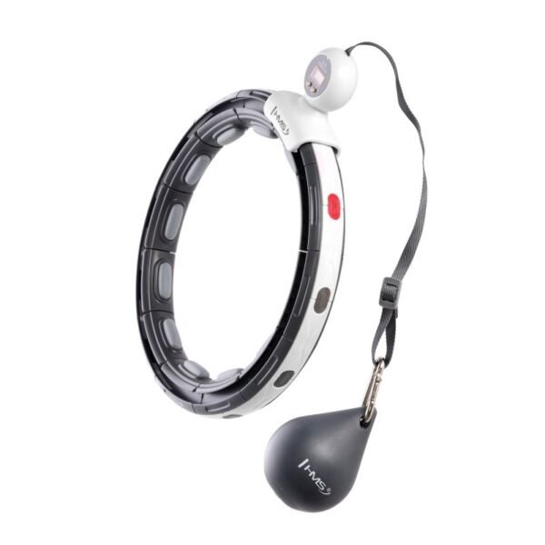 HHM15 HULA HOP BLACK WITH MAGNET AND WEIGHT + HMS COUNTER