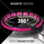 HHM16 HULA HOP BLACK/PINK WITH MAGNETS AND WEIGHT + HMS COUNTER - Image 3