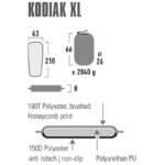 High Peak Kodiak XL Self-Inflating Mat 210x63x8 41131 - Image 6
