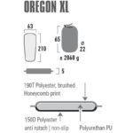 High Peak Oregon XL Self-Inflating Mat 210x63x5 41126 - Image 7