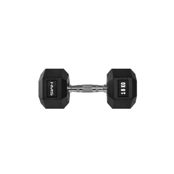 HMS HEX PRO dumbbell 18 kg