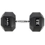 HMS HEX PRO dumbbell 32.5 kg - Image 8