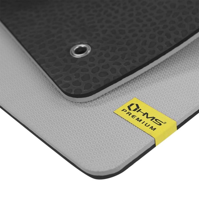 lupin-wear-ca-hms-mfk01-gray-black-club-fitness-mat-with-holes-1565349 HMS MFK01 Gray-Black Club Fitness Mat with Holes - Image 1