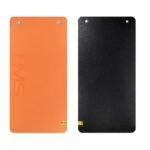 HMS Premium MFK01 Orange-Black Club Fitness Mat with Holes