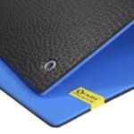 HMS Premium MFK03 blue-black club fitness mat with holes - Image 4
